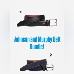 Johnson and Murphy Belt Bundle